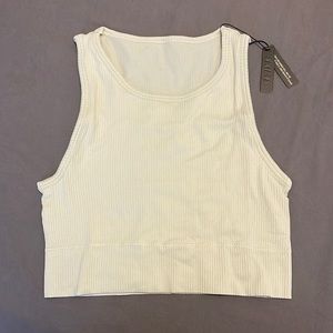 SKIMS STRETCH RIB HIGH NECK BRA